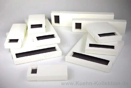 Sortiment Schiebeverpackungen 950 perlwei&szlig;