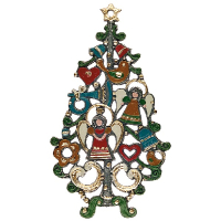 Pewter Ornament Christmas Tree