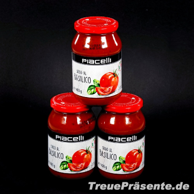 Pasta-Sauce Tomate mit Basilikum im Glas, 400 g