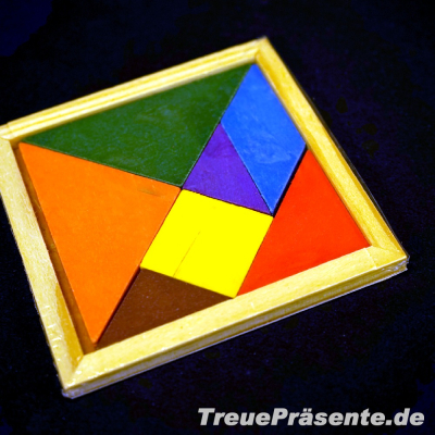 Holzpuzzle Tangram