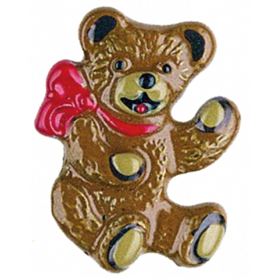 Pewter Brooch Little Bear sideway