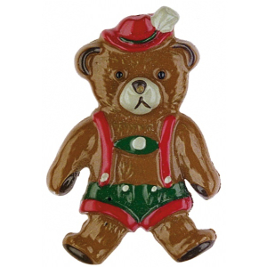 Pewter Brooch Teddybear