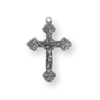 Pewter Ornament Cross small with antique finish