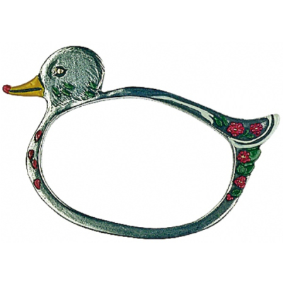 Pewter Napkin Ring large Duck