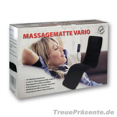 Massagematte mit Wärmefunktion