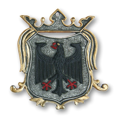 Pewter Ornament Coat of Arms Germany