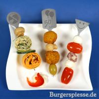 Hamburger- / Burgerspieß 101 Rund