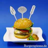 Hamburger- / Burgerspieß 107 Oval