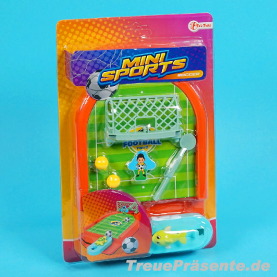 Tisch-Fußballspiel für zwei Personen, ca. 28 x 18 cm