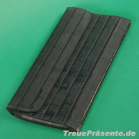 Armlehnen-Tablett aus Holz/Textil, flexibel, ca. 44 x 24 cm