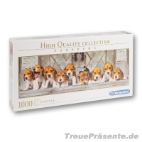 Panorama-Puzzle 1.000 Teile Beagle, ca. 40 x 21 cm