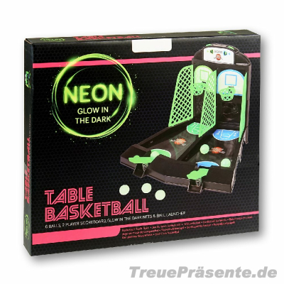 Tisch-Basketball für 2 Personen, leuchtet im Dunkeln