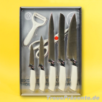 Messer-Set 7-Teilig inkl. Schere und Schäler, ca. 38 x 26 cm