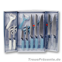 Messer-Set 7-Teilig inkl. Schere und Schäler, ca. 38 x 26 cm