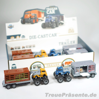 Offroad-Truck mit Schwungrad und Metallteilen