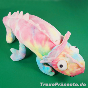 Plüsch-Chameleon mit Farbverlauf, ca. 66 cm