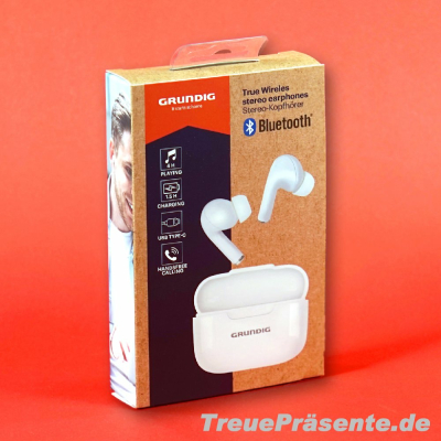 Bluetooth-Kopfhörer in-Ear weiß inkl. Ladebox, ca. 16 x 10 cm