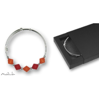 Armschmuck -101- orange-rot