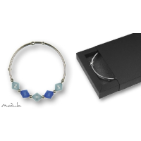 Armschmuck -101- hellblau-blau