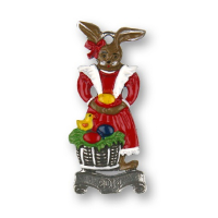 Pewter Ornament Easter Bunny 2014