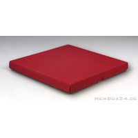 Wellkarton Farbe 03 rot - offene Welle