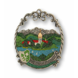 Pewter Ornament Town Picture small Frauenchiemsee