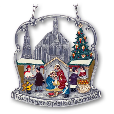 Zinnbild Nürnberger Christkindlmarkt