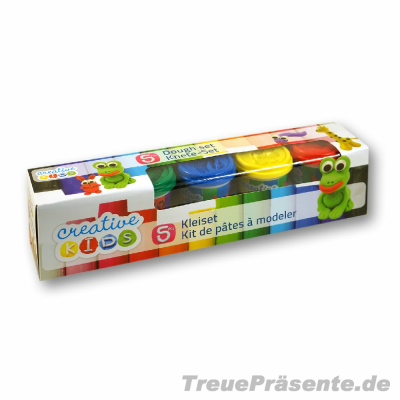 Kinderknete-Set, 5 x 140g-Dose