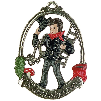 Pewter Ornament Chimney-Sweep „Kaminkehrer“