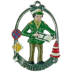 Pewter Ornament Policeman „Polizist“