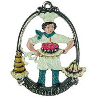 Pewter Ornament Pastry-Cook „Konditor“