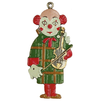 Pewter Ornament Clown