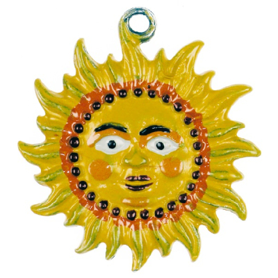 Pewter Ornament Sun small