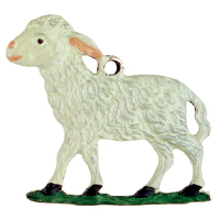 Pewter Ornament Standing Sheep