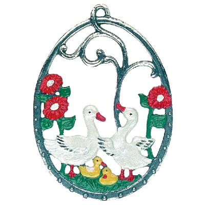 Pewter Ornament Goose