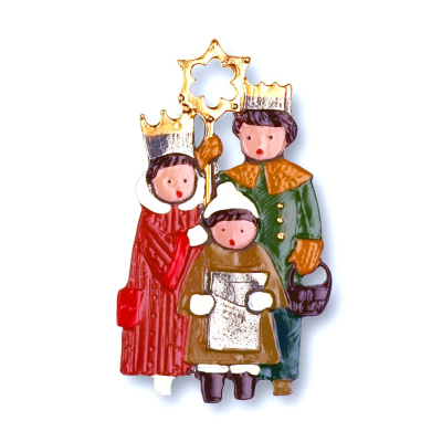 Pewter Ornament Carol Singers